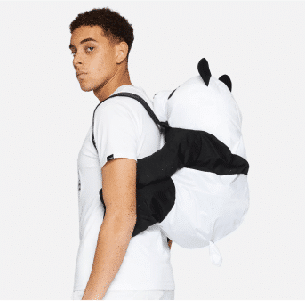 Nike panda backpack.